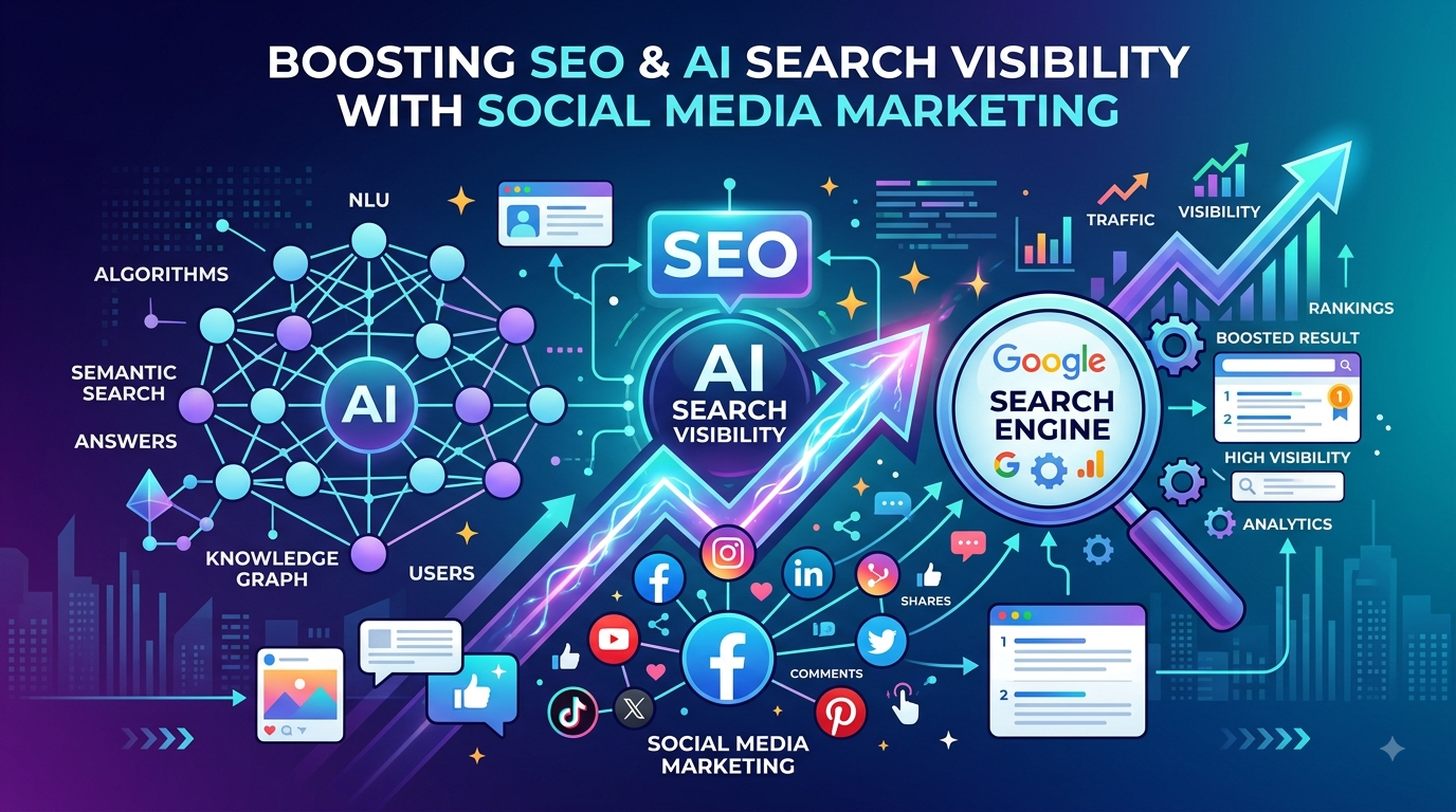 Scaling Your Search Reach: The Synergy Between Social Media, SEO, and AI